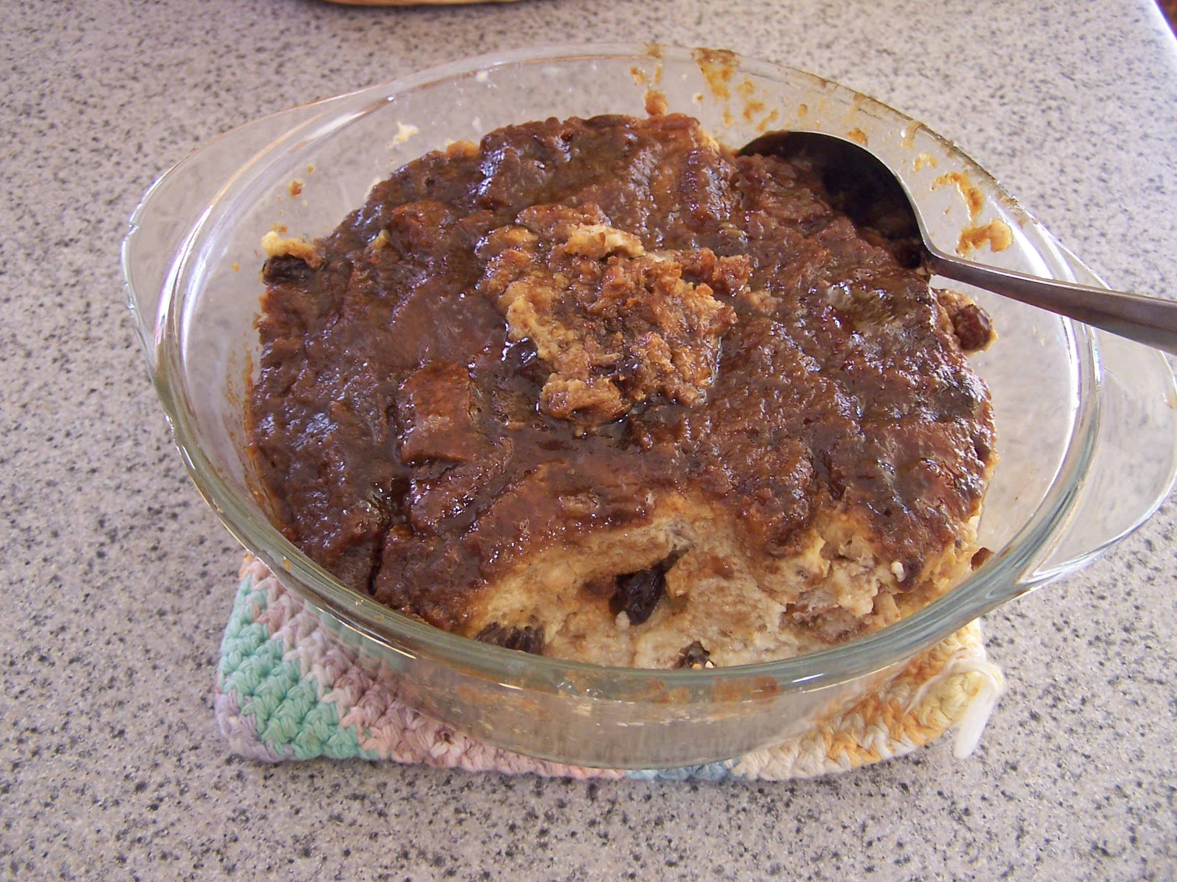Grammie Avaline's Double Boiler Bread Pudding