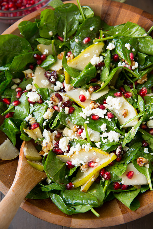 Pear Pomegranate Salad