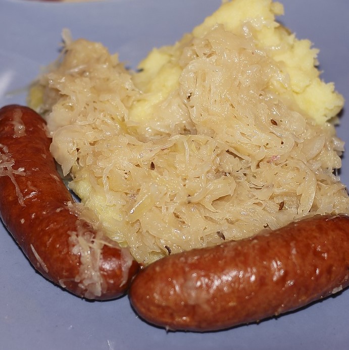 Polish Sausage And Sauerkraut 