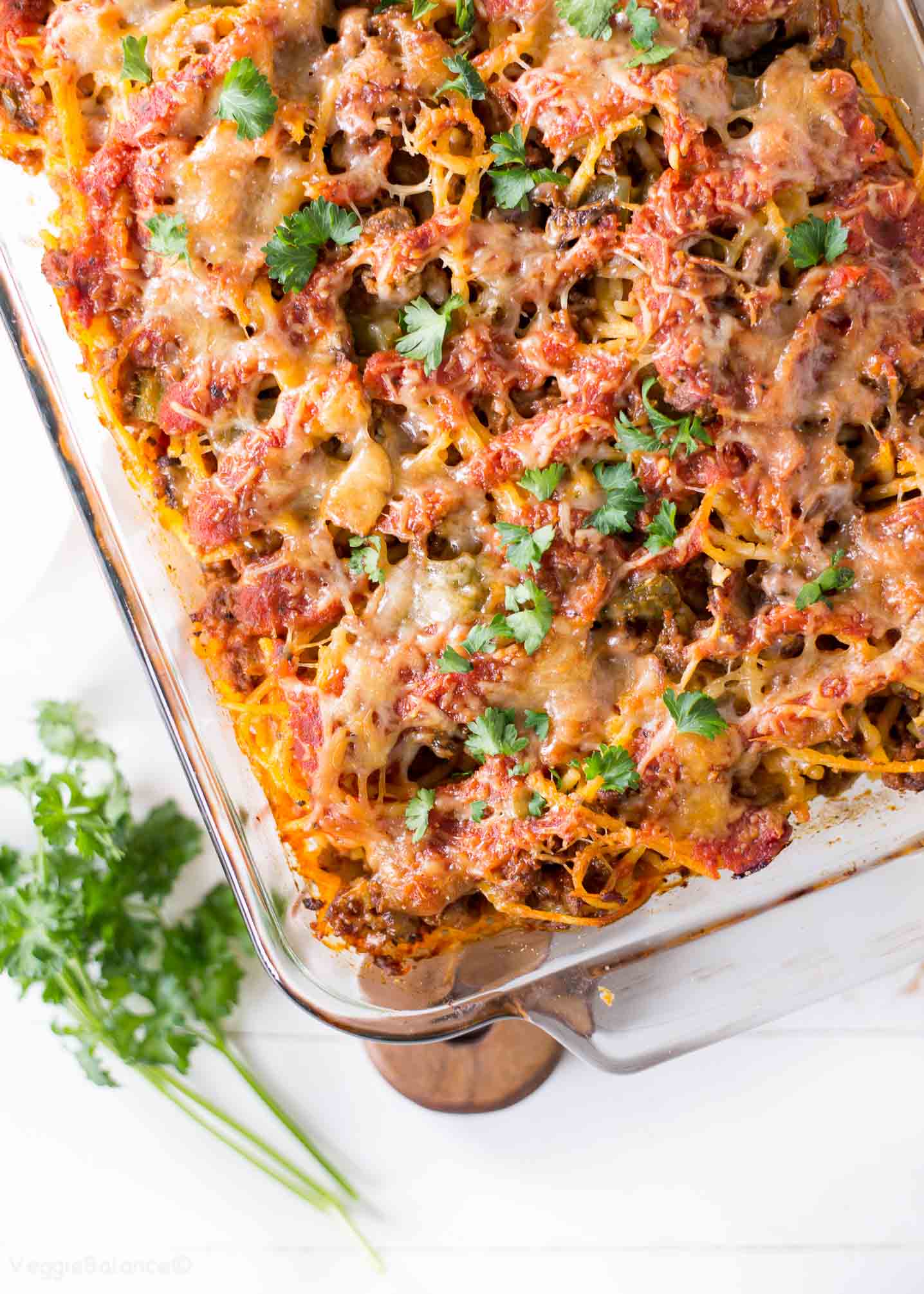 MakeAhead Spaghetti Meatball Casserole