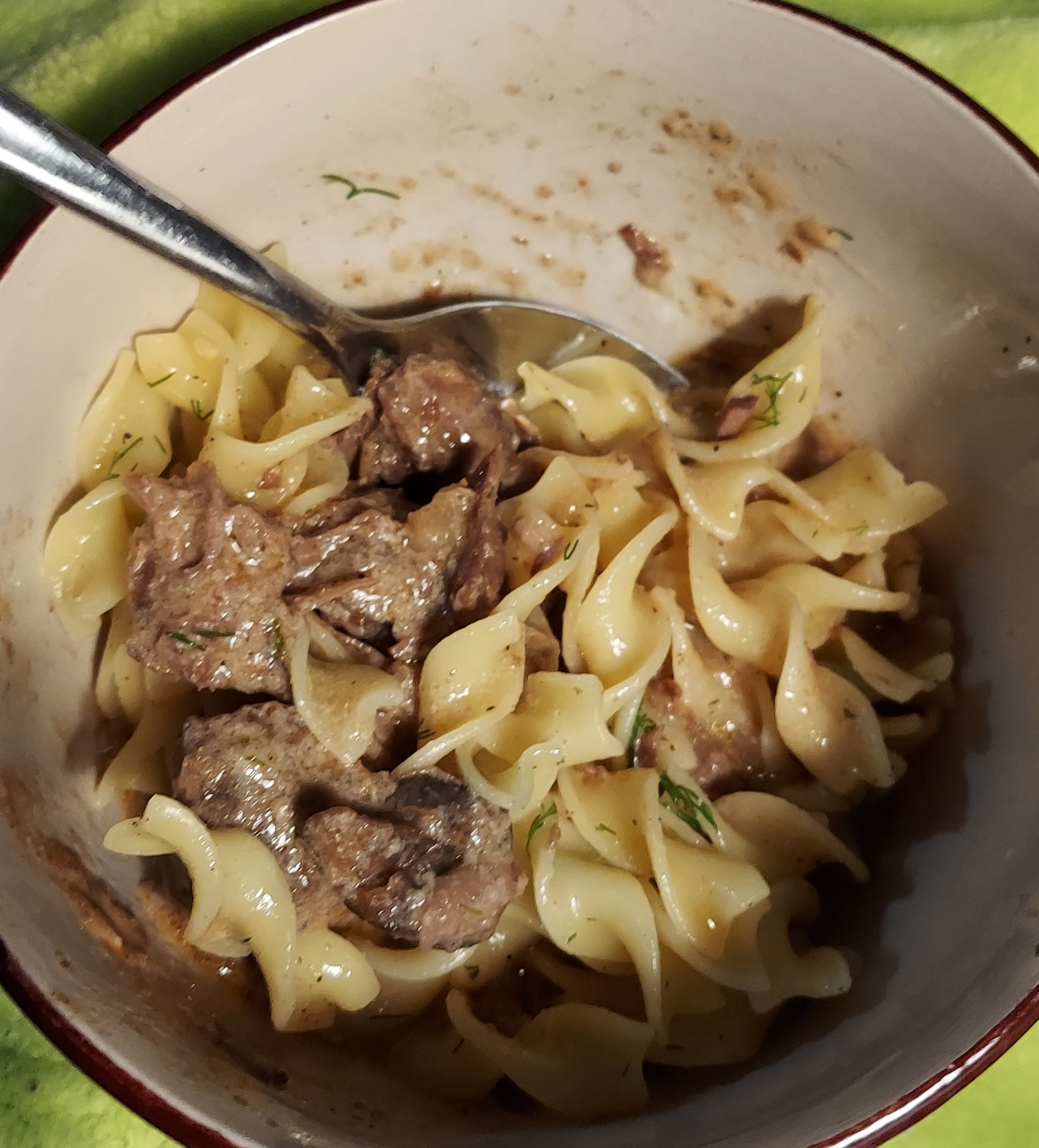 SlowCooker Beef Stroganoff