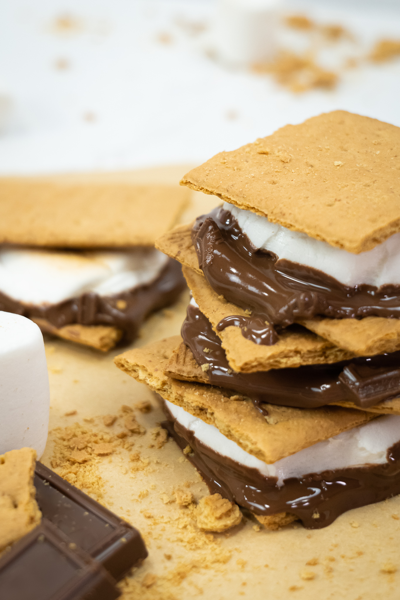 Easy Sheet Pan S'mores