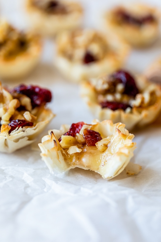 Baked Brie Phyllo Cups