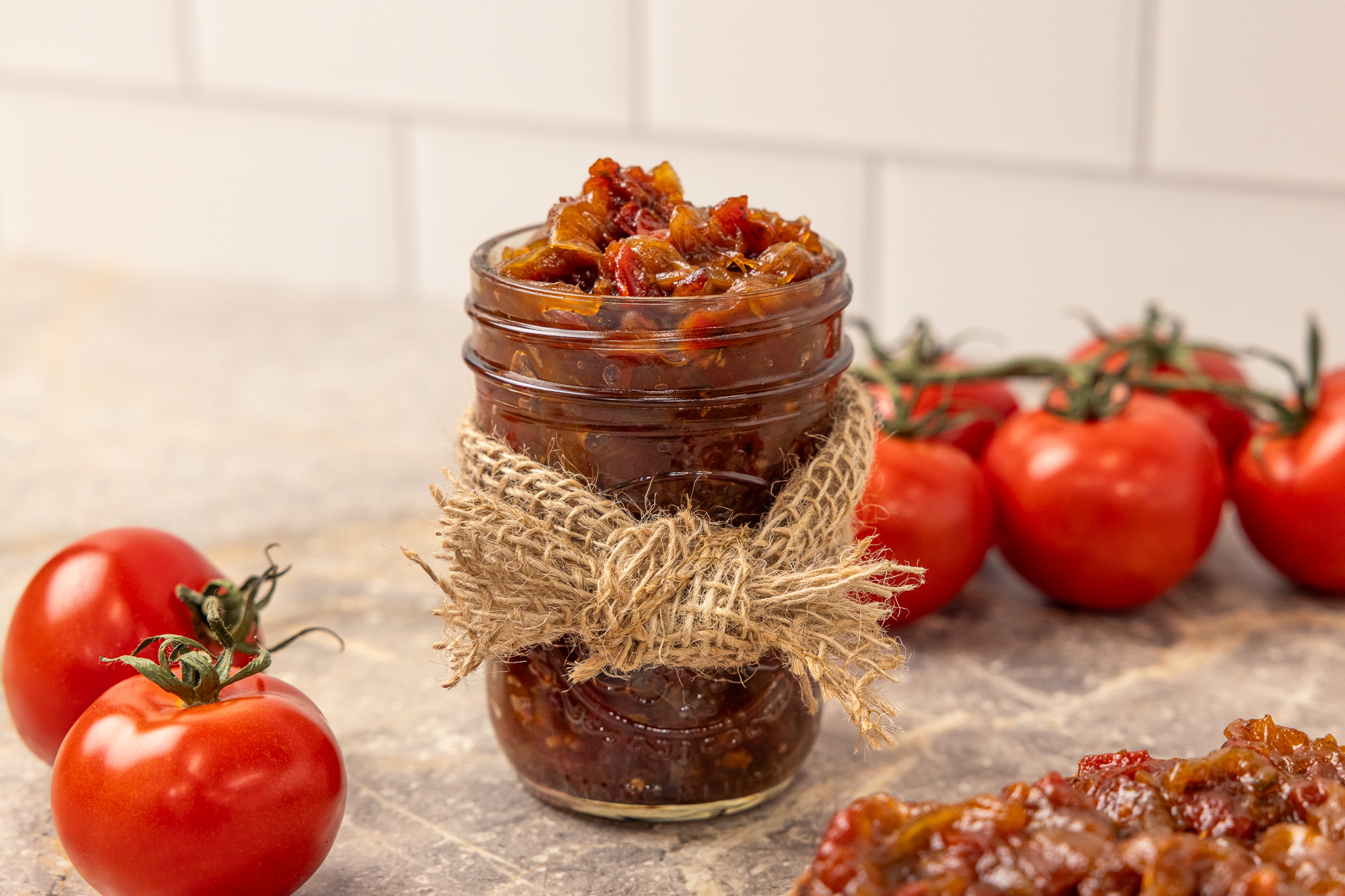 Savory Sweet TomatoBacon Jam