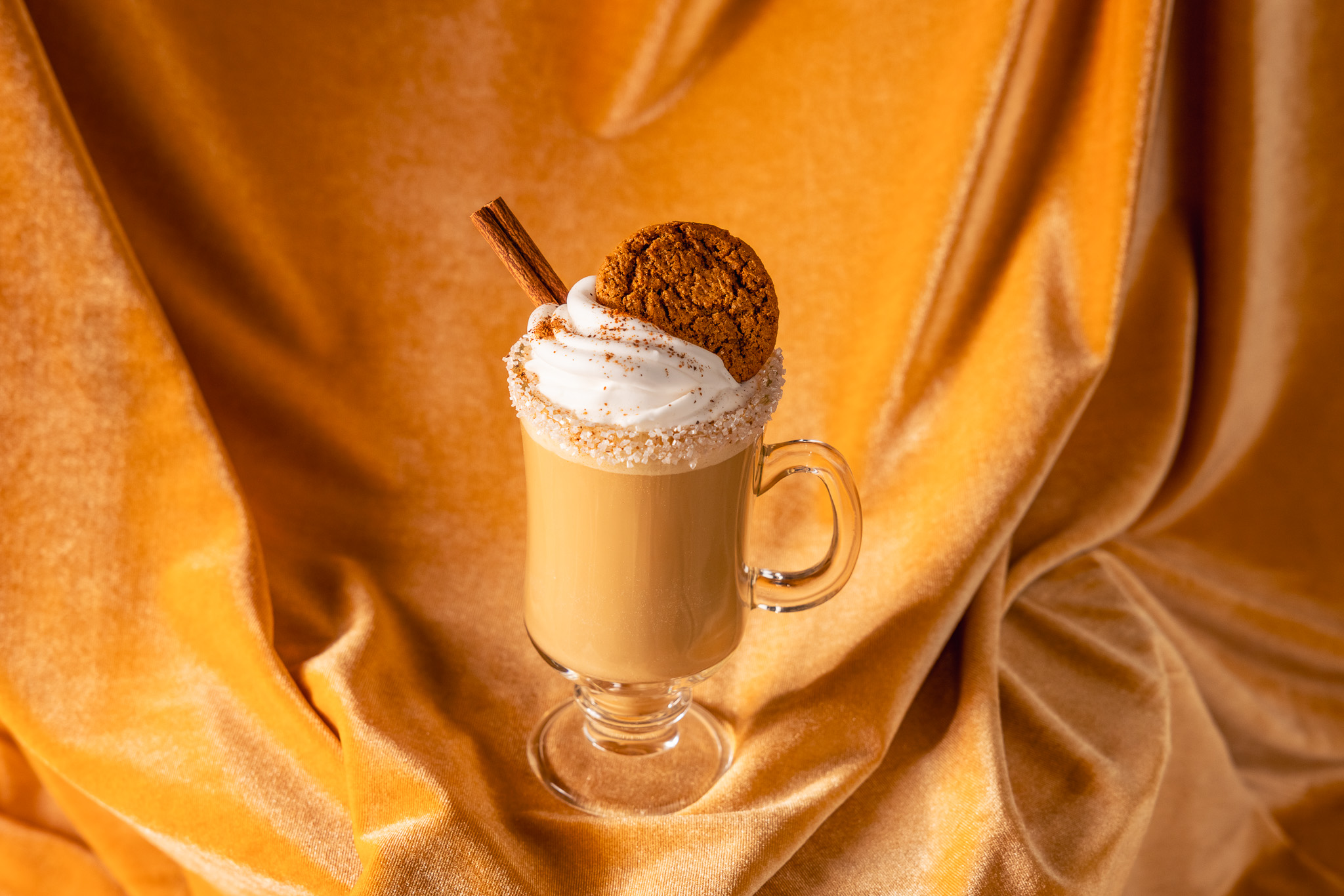 Boozy Chai Spiced Eggnog