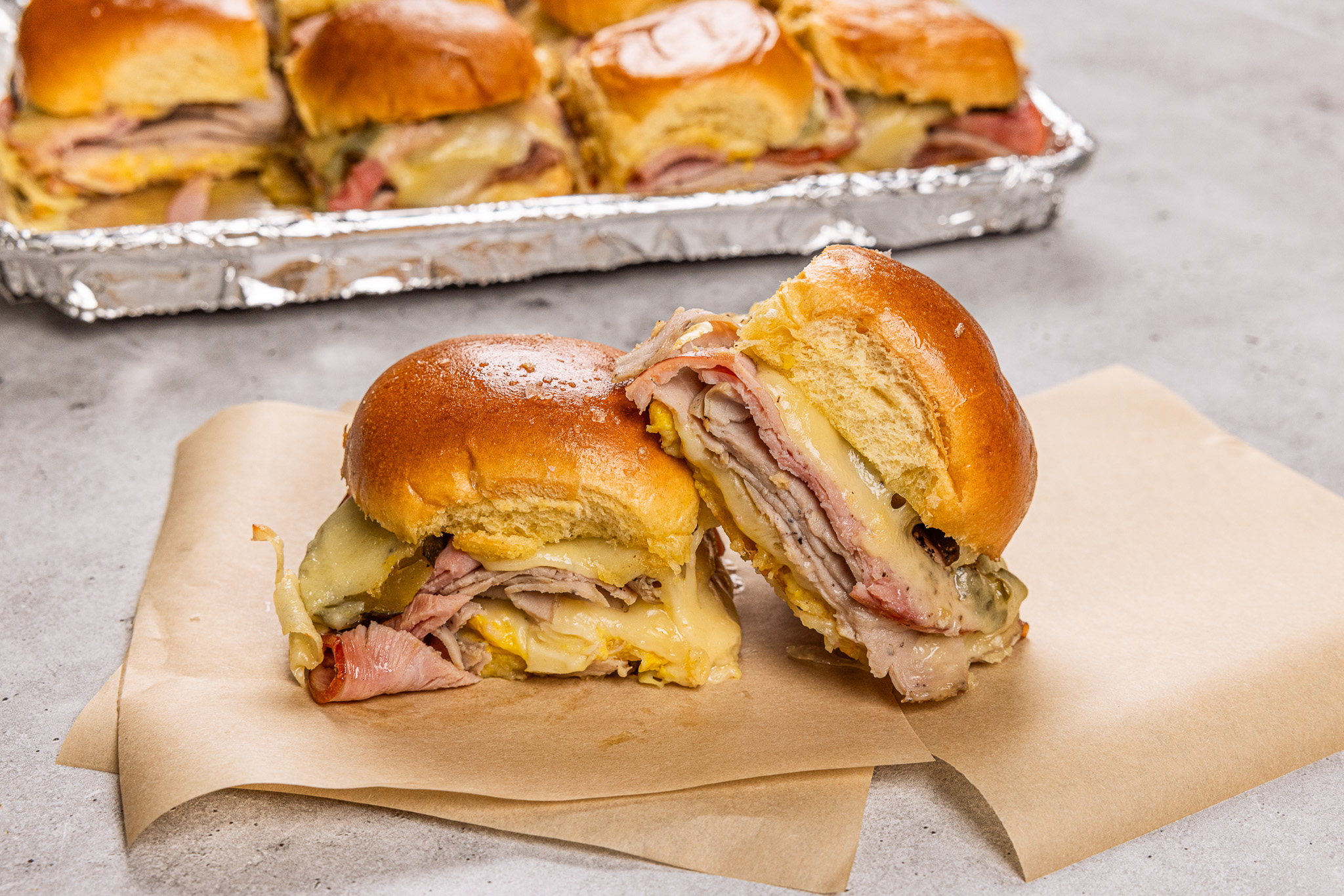 Sheetpan Cuban Sliders