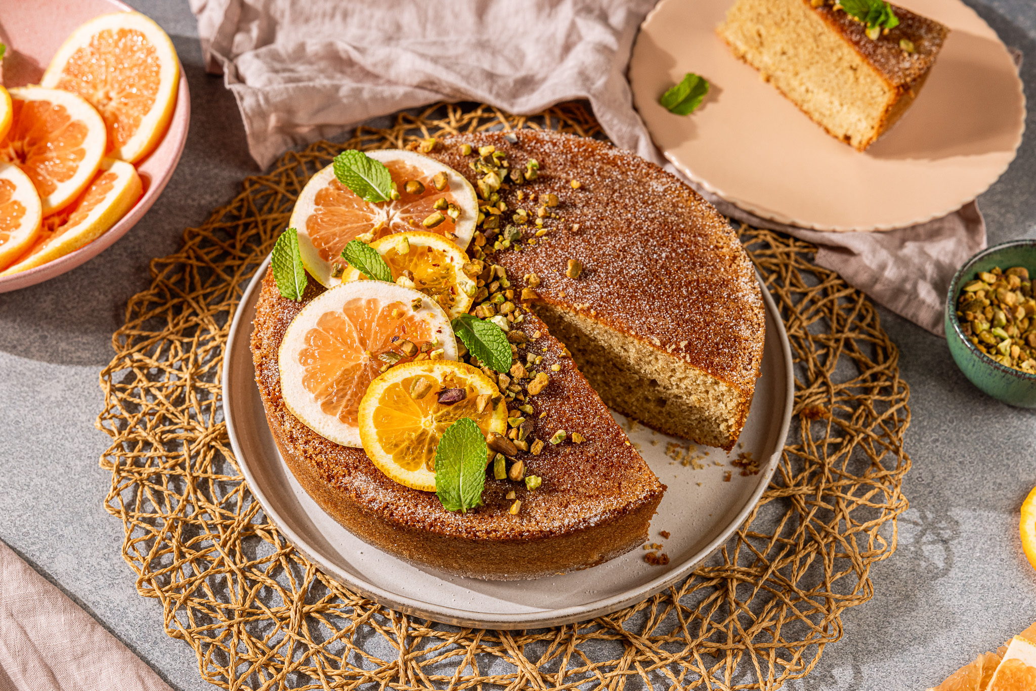 Grapefruit Olive Oil Cake