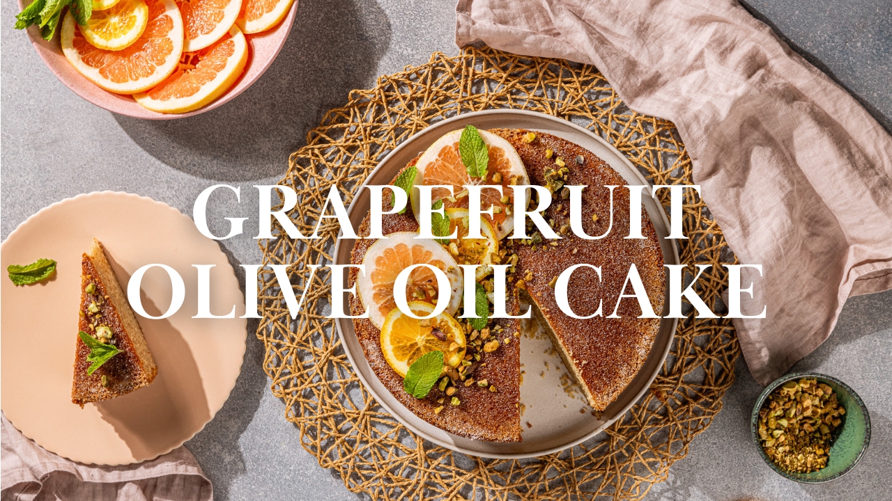Grapefruit Olive Oil Cake 