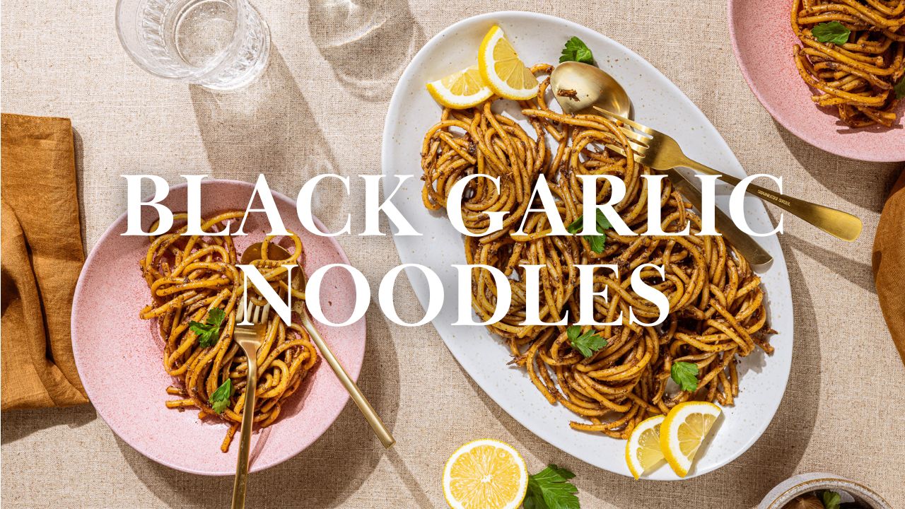 Black Garlic Noodles
