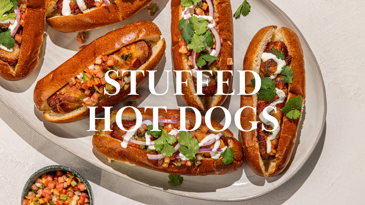 Stuffed Hot Dogs