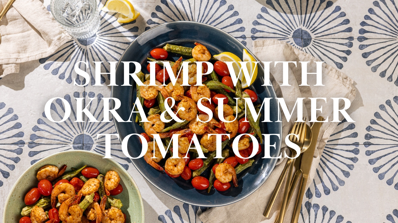 Shrimp with Okra and Summer Tomatoes