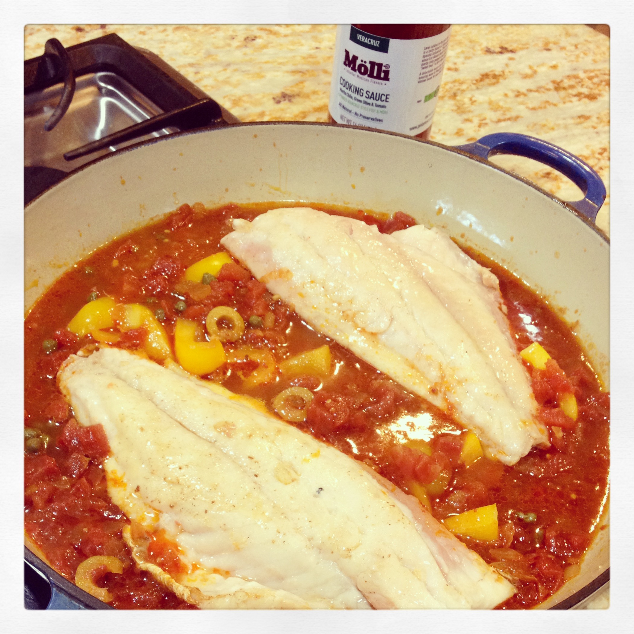 Veracruzstyle Fish (Pescado a la Veracruzana) Molli Veracruz Cooking