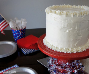 American Flag Cake