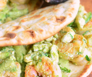 Spicy Roasted Shrimp Sandwich With Chipotle Avocado Mayonnaise