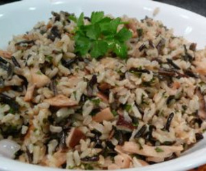 Brown and Wild Rice Pilaf with Porcini and Parsley - BigOven