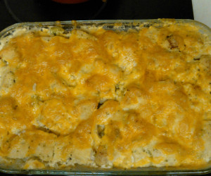 cheesy casserole rice chicken