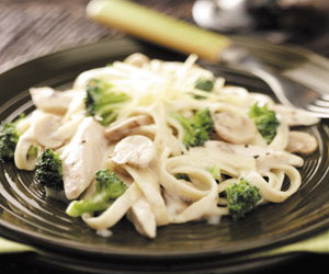 Broccoli Chicken Fettuccine