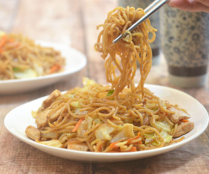Chicken Yakisoba