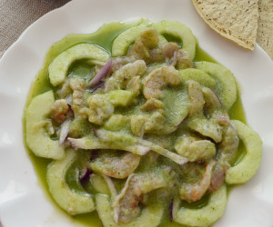 Aguachile de camarón