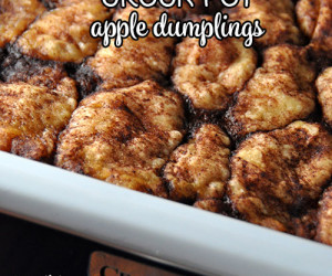 Crock Pot Apple Dumplings