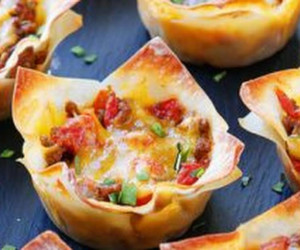 Crunchy Taco Cups