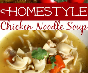 Homestyle Chicken Noodle Soup