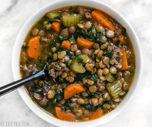 Lentil Sausage Stew