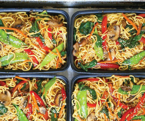 Lo Mein Meal Prep