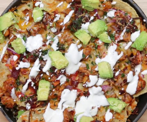 Loaded Bbq Chicken Nachos