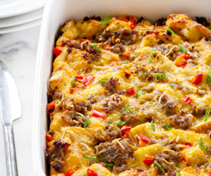 Make Ahead Breakfast Casserole