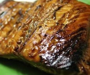 soy maple glazed salmon
