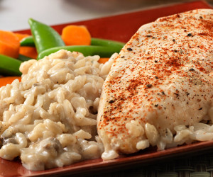 One Dish Chicken & Rice Bake