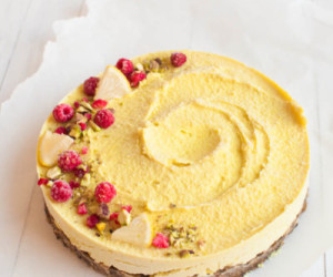 Vegan Lemon Cheesecake