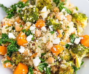 Roasted Broccoli Quinoa Salad