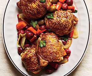 Warm Moroccan Chicken Salad