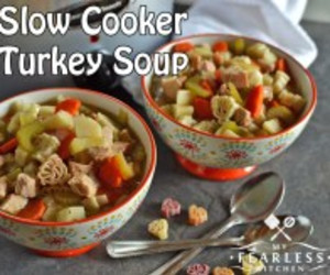 Turkey Soup for the Slow Cooker