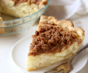 Sour Cream Apple Pie