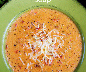 Tomato Basil Parmesan Soup