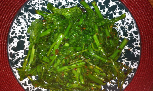Broccoli Rabe with Spicy Sesame Oil
