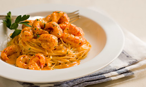 Crawfish and Seafood Pasta with Cream