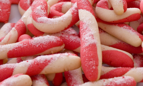 Liz's Christmas Candy Cane Cookies