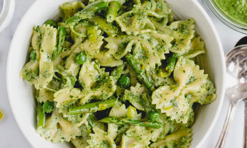 Pesto Pasta with Spring Vegetables