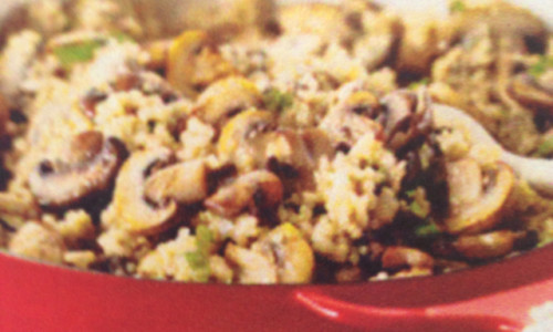 Quinoa Risotto with Mushrooms and Fresh Thyme