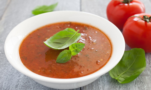 Slow Roasted Tomato & Basil Soup